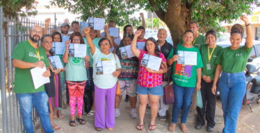 Participantes da formação realizada em Pompéu.