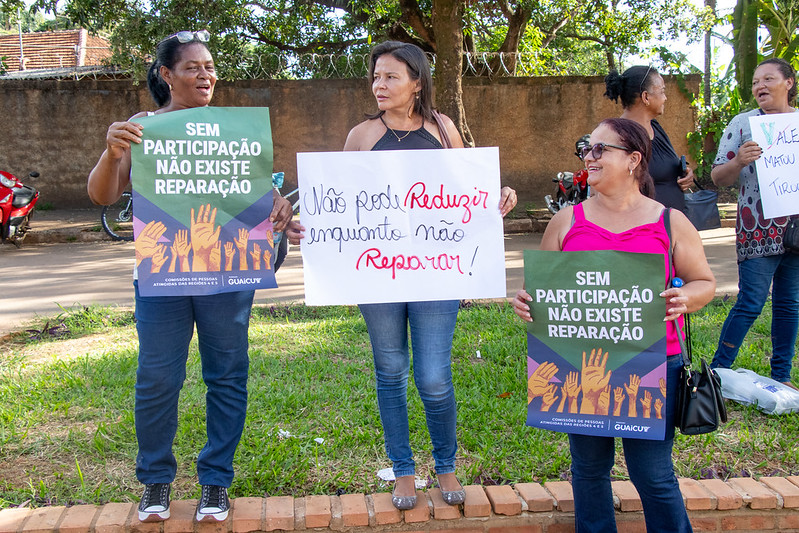 Protesto contra a redução do PTR.