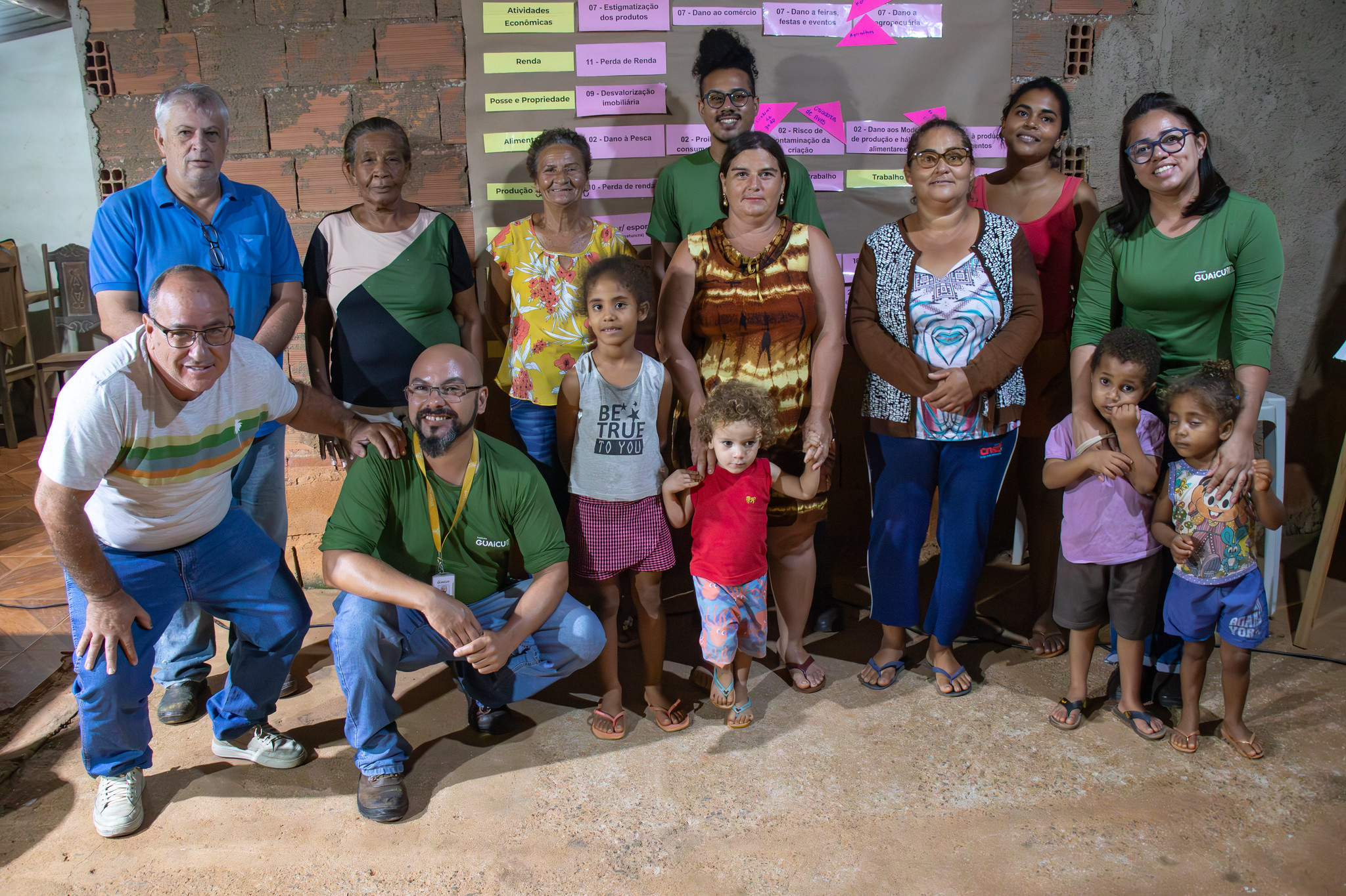 Reunião de conferência de danos com as comunidades Novilha Brava e Campo Alegre (Pompéu), em 25 de março de 2025. Foto: Paulo Marques/Guaicuy.