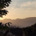 Horizonte empoeirado em Antônio Pereira