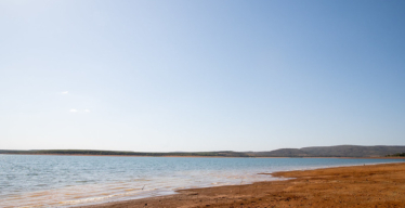 Paisagem da margem da Represa em Três Marias